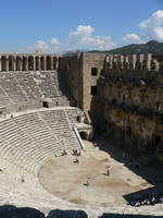 Türkei;Aphitheater;Aspendos